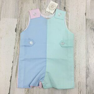 The Beaufort Bonnet Company Cooper Colorblock Jon Jon Pastel Boys Sz 18 24 M NWT